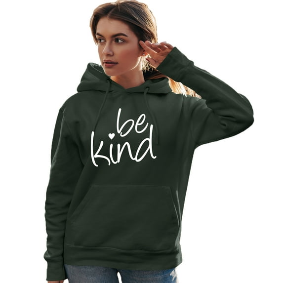 Adult Be Kind Heart Sweatshirt Hoodie