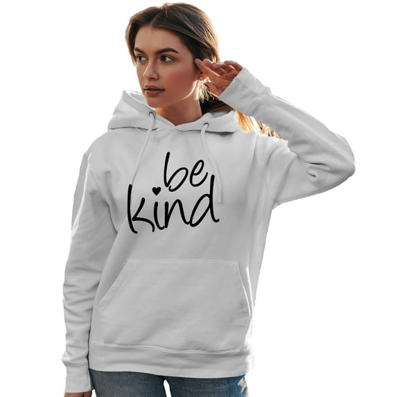 Adult Be Kind Heart Sweatshirt Hoodie