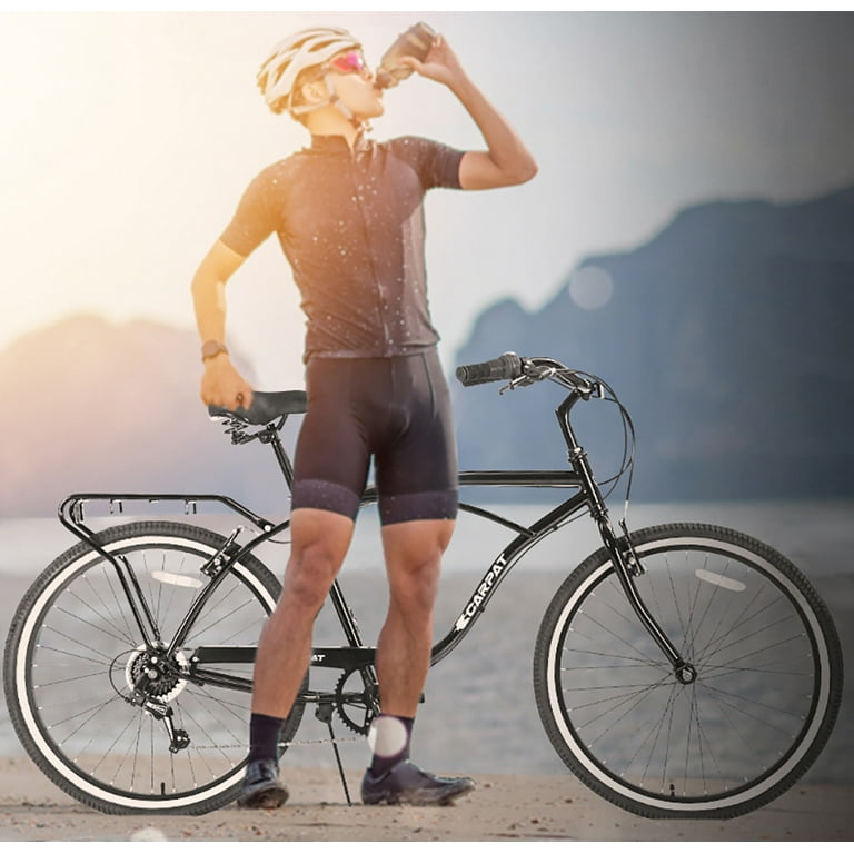 Adult Beach Cruiser Bike 7 Speed Bicycles 26
