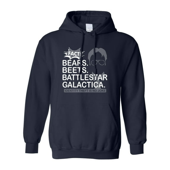 Adult Bears Beets Battlestar Galactica Sweatshirt Hoodie