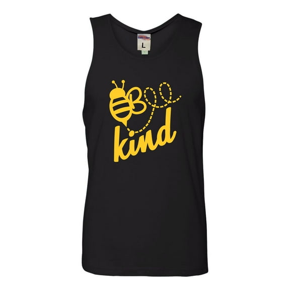 Adult Bee Kind Sleeveless Tank Top Cotton T-Shirt