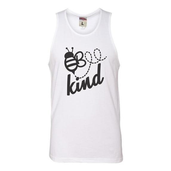 Adult Bee Kind Sleeveless Tank Top Cotton T-Shirt
