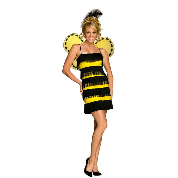 Women's Bumble Bee Mine Flapper Adult Sassy Costume Small 6-8