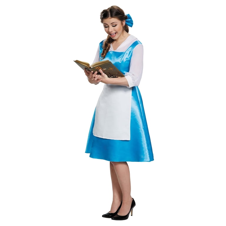 Womens Adult Belle Blue Costume Dress XL Blue/White Disguise