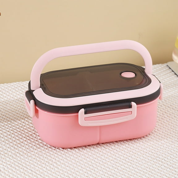 Adult Bento Box Double-layer Bento Box Compartmentalized Lunch Box Microwave-specific and Office Worker Meal Box