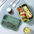 thumbnail image 1 of Adult Bento Box Lunch Box, Food Containers for Adults Men Women with 4 Compartments, Lunchable Food Container with Utensils Microwave & Dishwasher Safe, 1 of 7