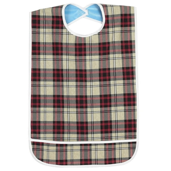 Adult Bibs For Eating, Waterproof Bibs With Crumb Catcher, Washable And Reusable Clothing Protectors With Adjustable Strap For Adult, Elderly And Disabled