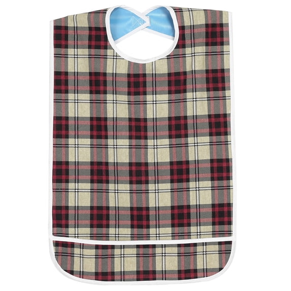 Adult Bibs for Eating - Waterproof Clothing Protector with Detachable Crumb Catcher, Washable Reusable Bibs for Elderly, Senior Feeding Bibs - Unisex