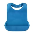 thumbnail image 1 of Adult Bibs for Men, Women, Elderly- Silicone Adult Bibs for Eating - Washable Bib with Crumb Catcher, 1 of 6