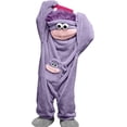 thumbnail image 1 of Adult Big Mouth Monster Onesie Silly Sleepwear Plush Cozy Pajamas, 1 of 3