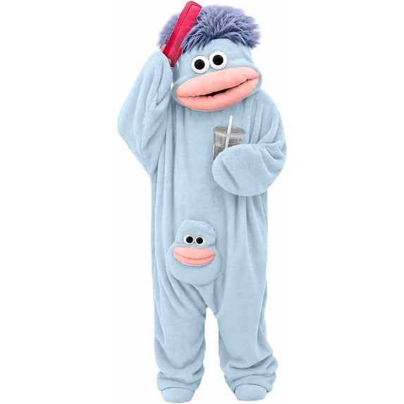 Big Mouth Monster Onesie Adult Halloween Costume Pajamas