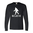 thumbnail image 1 of Adult Bigfoot Believe Sasquatch Squatch Long Sleeve T-Shirt, 1 of 1