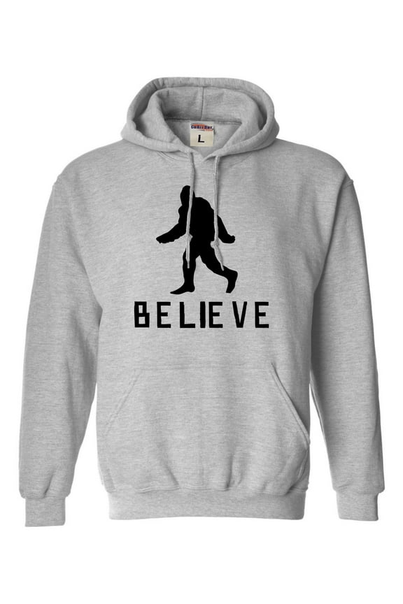 Adult Bigfoot Believe Sasquatch Squatch Sweatshirt Hoodie