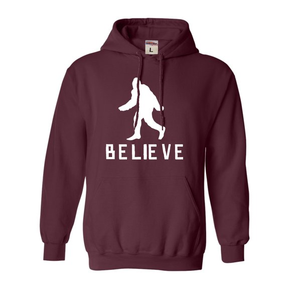 Adult Bigfoot Believe Sasquatch Squatch Sweatshirt Hoodie