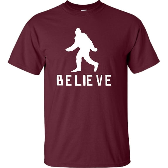 Adult Bigfoot Believe Sasquatch Squatch T-Shirt