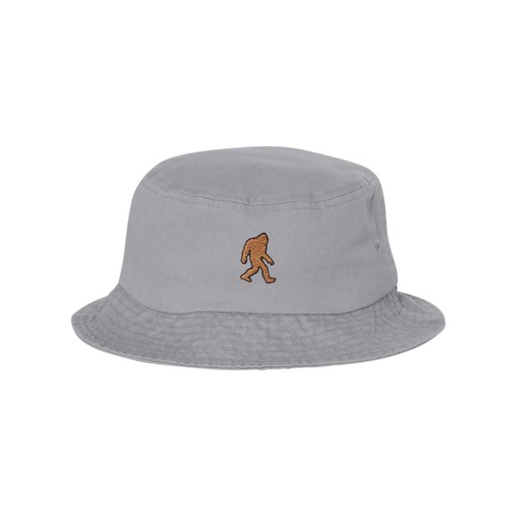 Adult Bigfoot Sasquatch Embroidered Bucket Cap Dad Hat