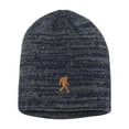 thumbnail image 1 of Adult Bigfoot Sasquatch Embroidered Marled Knit Beanie Cap, 1 of 1
