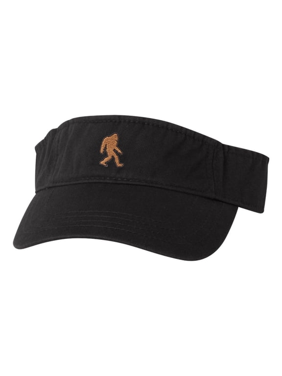 Adult Bigfoot Sasquatch Embroidered Visor Dad Hat
