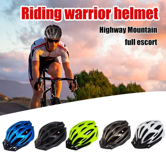 Adult Bike Helmet for Men and Women, Lightweight Road Mountain Cycling Safety Sport Protective Cap with Removable Visor, Adjustable Commuter Bicycle Gear Shield Apparel