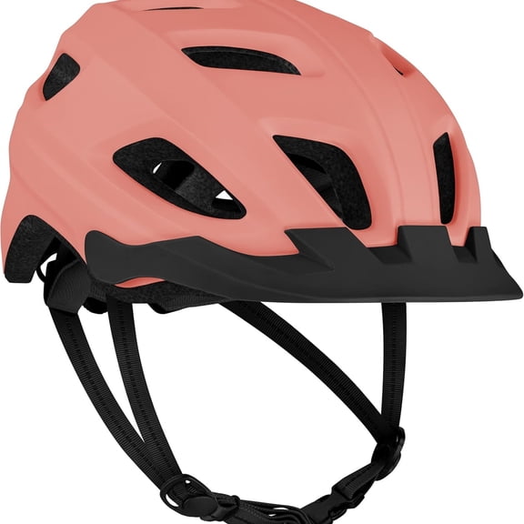 Adult Bike Helmet with LED Safety Light Adjustable Dial & Removable Visor - Adjustable Bicycle Cycling Helmet for Men & Women