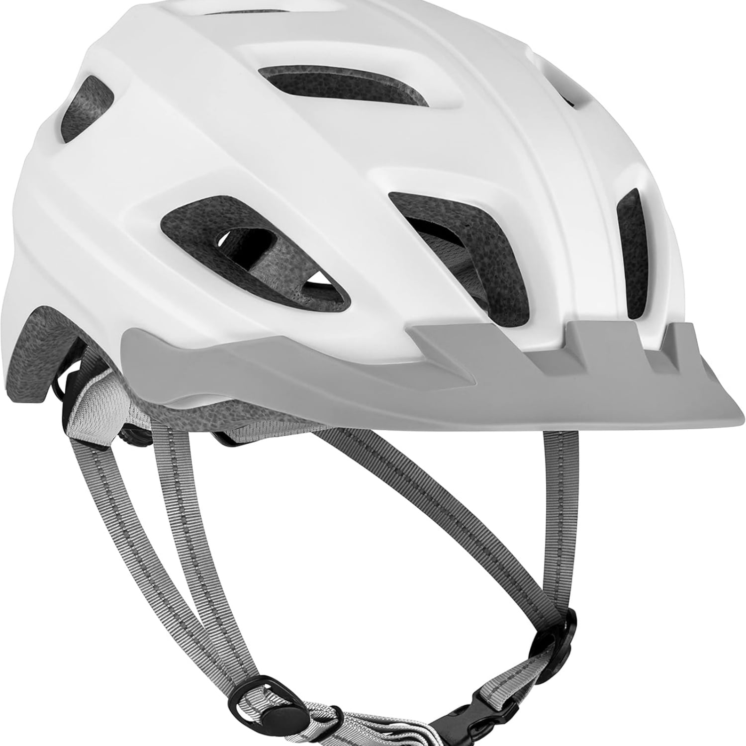 Adult Bike Helmet with LED Safety Light Adjustable Dial & Removable Visor - Adjustable Bicycle Cycling Helmet for Men & Women