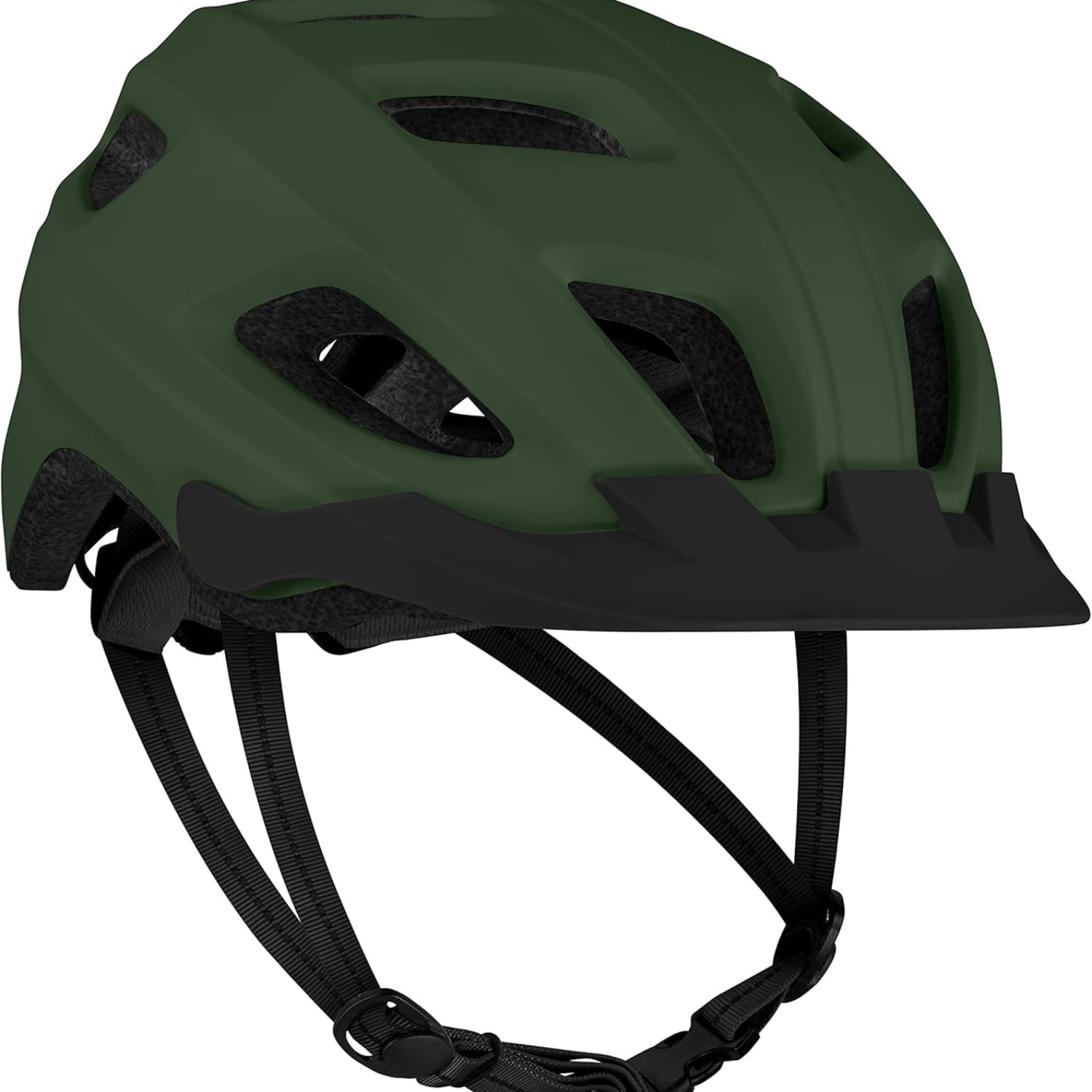 Adult Bike Helmet with LED Safety Light Adjustable Dial & Removable Visor - Adjustable Bicycle Cycling Helmet for Men & Women