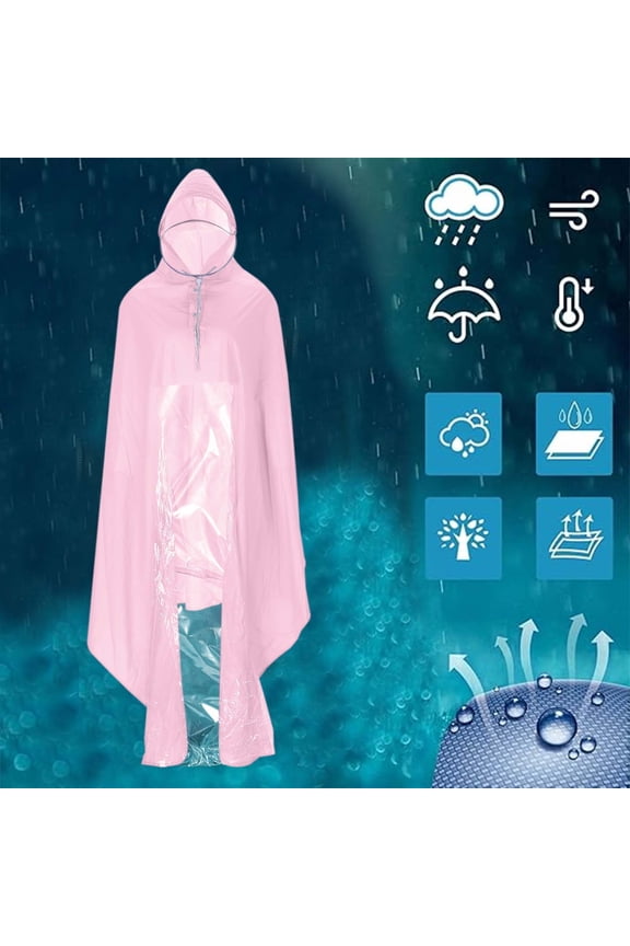 Adult Bike Raincoat With Extended Length & Reinforced Thickness Full Coverage Cycling Rain Poncho For Hooded Winter Jacket Women Womens Hooded Tops Juniors Rain Jacket Cute Cropped Jacket Windbreaker