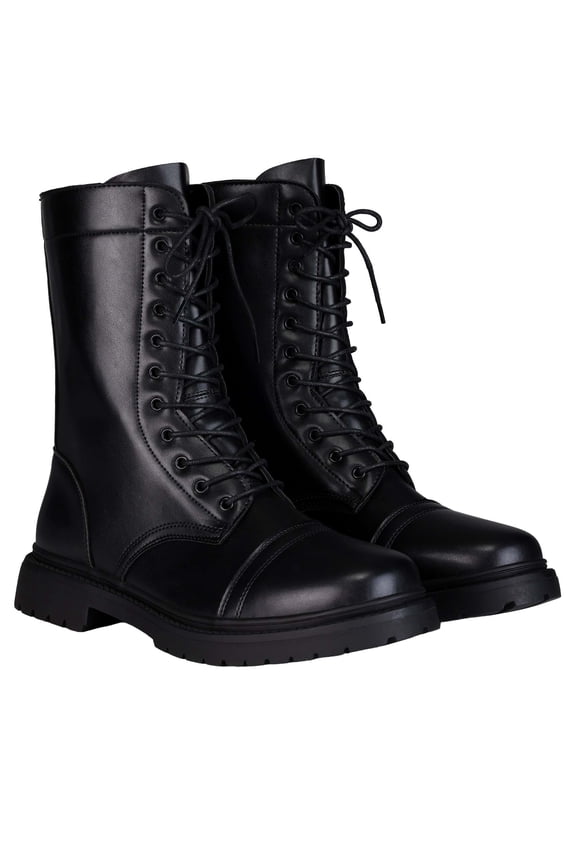 Adult Black Costume Combat Boots