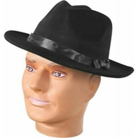 Adult Black Fedora Hat