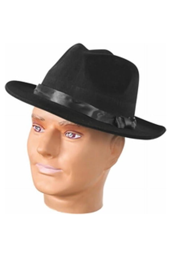 Adult Black Fedora Hat