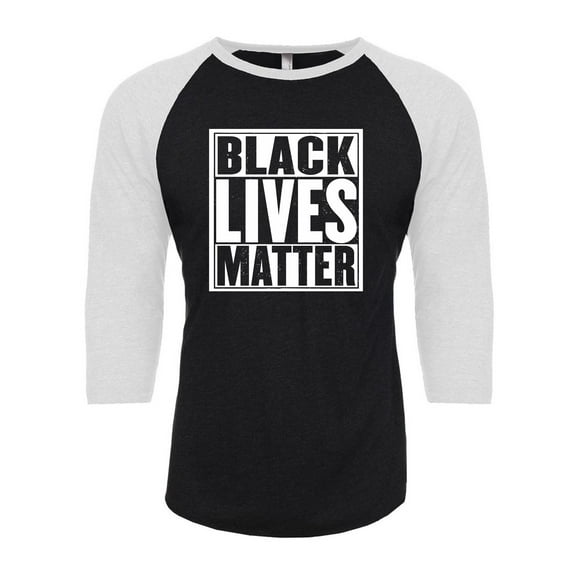 Adult Black Lives Matter 3/4 sleeve T-Shirt