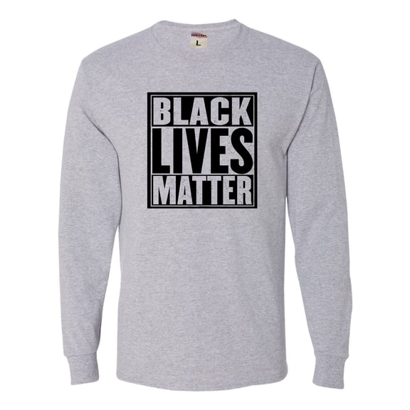 Adult Black Lives Matter Long Sleeve T-Shirt