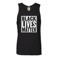 thumbnail image 1 of Adult Black Lives Matter Sleeveless Tank Top Cotton T-Shirt, 1 of 1