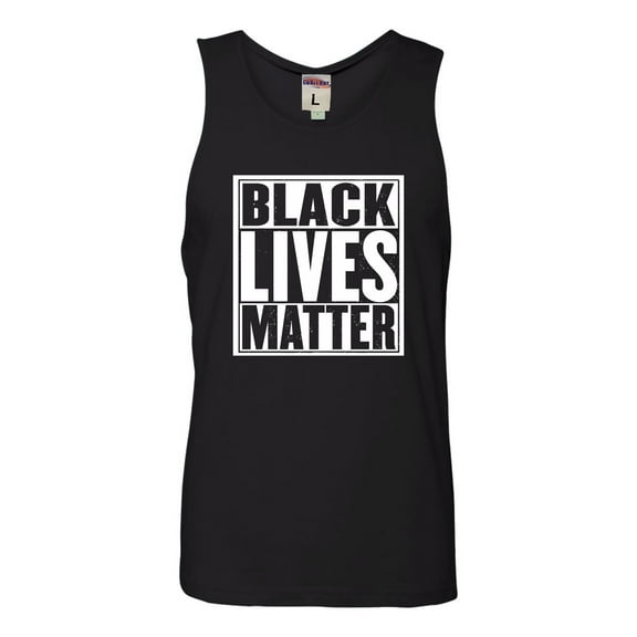 Adult Black Lives Matter Sleeveless Tank Top Cotton T-Shirt