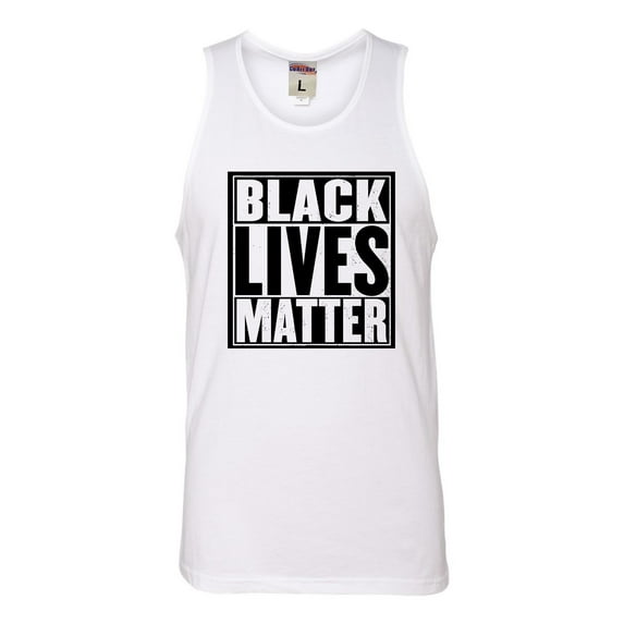 Adult Black Lives Matter Sleeveless Tank Top Cotton T-Shirt