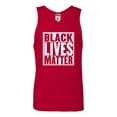 thumbnail image 1 of Adult Black Lives Matter Sleeveless Tank Top Cotton T-Shirt, 1 of 1