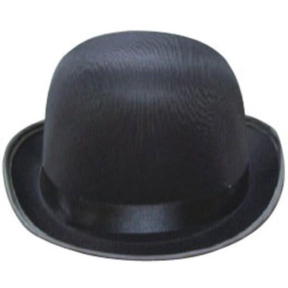 Adult Black Silk Derby Hat