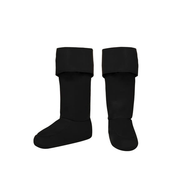 Adult Black Superhero Boot Covers