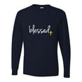 thumbnail image 1 of Adult Blessed Christian Humble Long Sleeve T-Shirt, 1 of 1