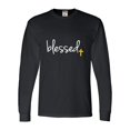 thumbnail image 1 of Adult Blessed Christian Humble Long Sleeve T-Shirt, 1 of 1