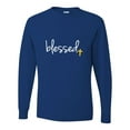 thumbnail image 1 of Adult Blessed Christian Humble Long Sleeve T-Shirt, 1 of 1