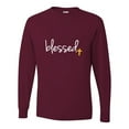 thumbnail image 1 of Adult Blessed Christian Humble Long Sleeve T-Shirt, 1 of 1