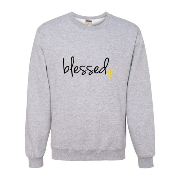 Adult Blessed Christian Humble Sweatshirt Crewneck