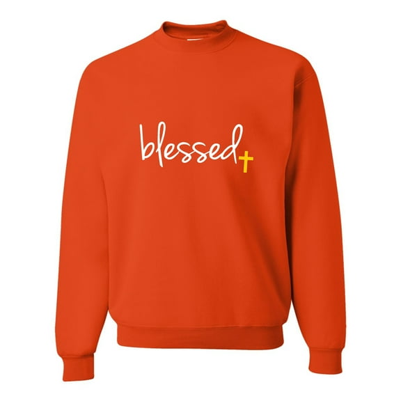 Adult Blessed Christian Humble Sweatshirt Crewneck