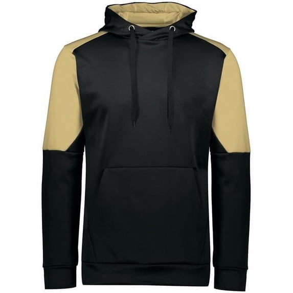 Adult Blue Chip Hoodie, Black & Vegas Gold - Large