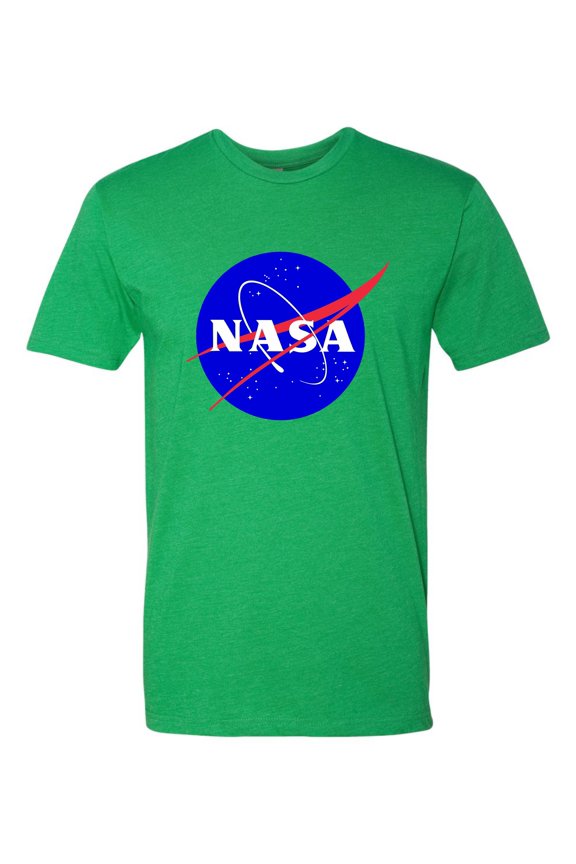 Adult Blue NASA Logo Deluxe T-Shirt