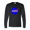 thumbnail image 1 of Adult Blue NASA Logo Long Sleeve T-Shirt, 1 of 1