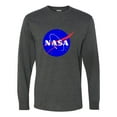 thumbnail image 1 of Adult Blue NASA Logo Long Sleeve T-Shirt, 1 of 1