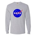 thumbnail image 1 of Adult Blue NASA Logo Long Sleeve T-Shirt, 1 of 1