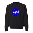 thumbnail image 1 of Adult Blue NASA Logo Sweatshirt Crewneck, 1 of 2